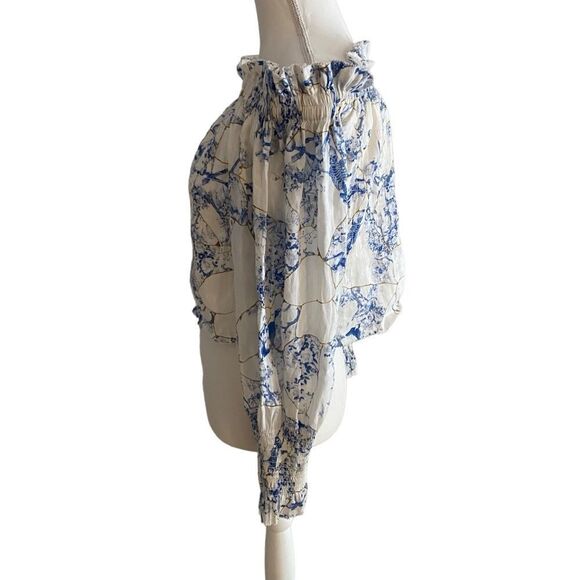 ALLSAINTS Linen-Silk Lara Buruberu Top Size US 6 - Picture 10 of 12